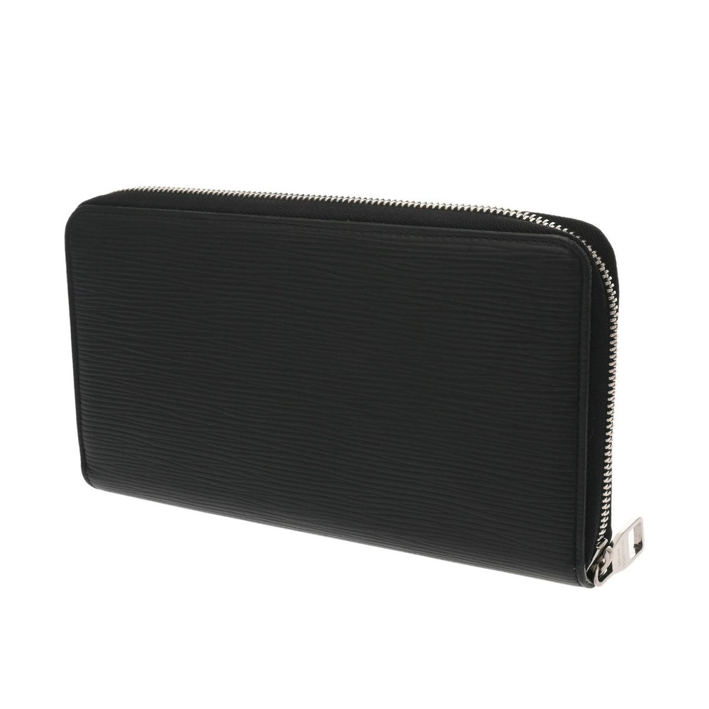 Louis Vuitton Zippy Long Leather Black Noir Wallet Epi Organizer